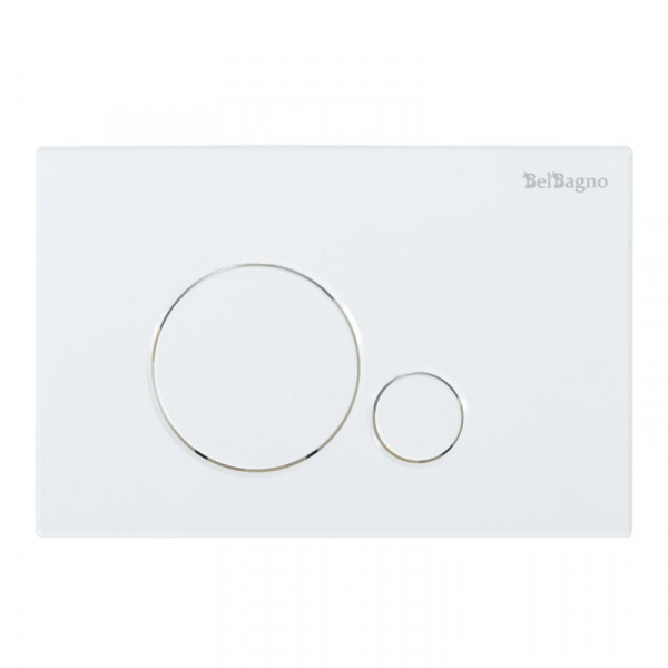 Клавиша смыва Belbagno Sfera BB014-SR-BIANCO белая фото