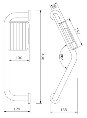 Поручень Rush Bianki BI76910 фото