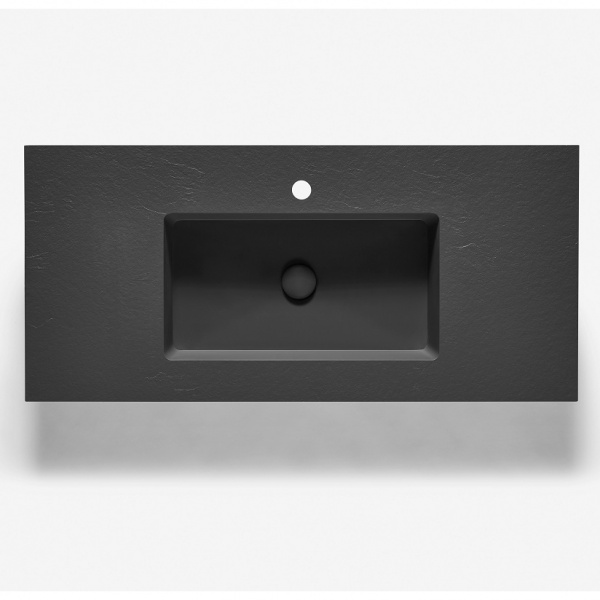 Раковина Acquabella Integra ENCIM.INTEGRA_100_S/F_SLATE_NEGRO фото
