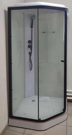 Душевая кабина Parly Penta P91B 90x90 черная фото