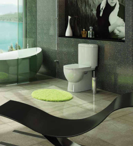 Унитаз-компакт Sanita luxe Art с сиденьем soft close ARTSLCC01040622 фото
