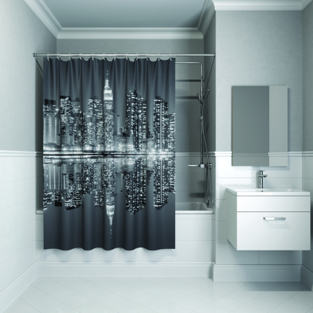 Текстильная шторка для ванной комнаты Iddis Basic 180*180см B04P118i11 фото