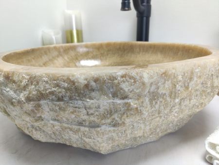 Накладная раковина из оникса Indo Erozy Sunset EO-00069 фото