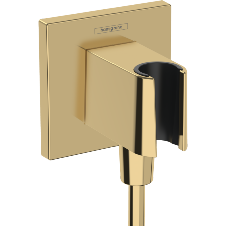 Подключение для душевого шланга Hansgrohe FixFit E 26889990 полированное золото фото