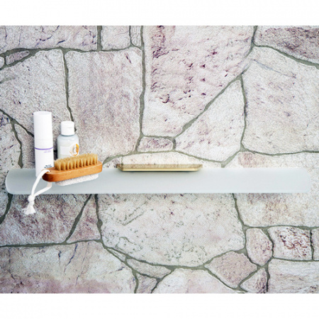 Полка стеклянная WasserKRAFT Aisch K-5924 матовое золото фото