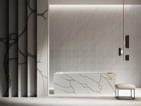 Ванна из искусственого камня Abber Blitz AS9502GB 180x80 белый мрамор фото