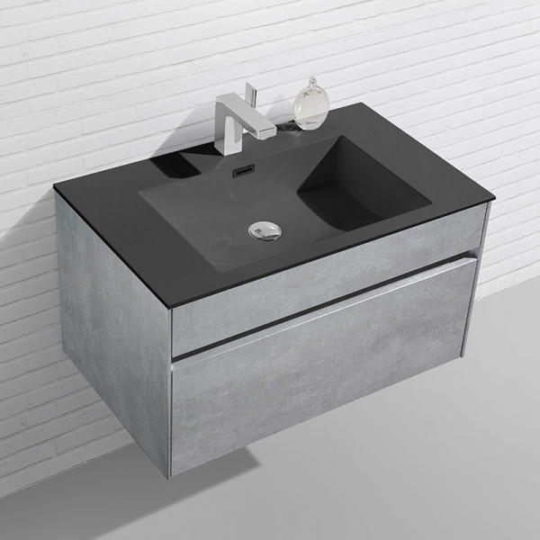 Тумба под раковину Vincea Chiara VMC-1C800CT 80 см бетон фото