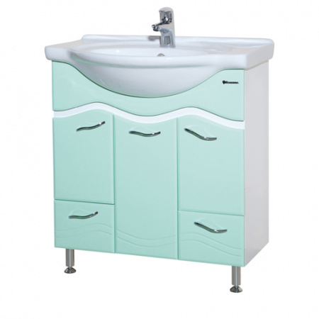 Тумба под раковину Bellezza Мари-75 салатовая фото