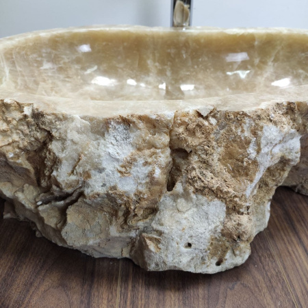 Накладная раковина из оникса Erozy BL EO-01359 (67*46*15) фото