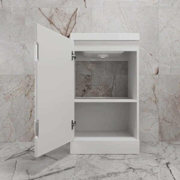 Тумба напольная Style Line Моно ЛС-00002450 белая софт фото