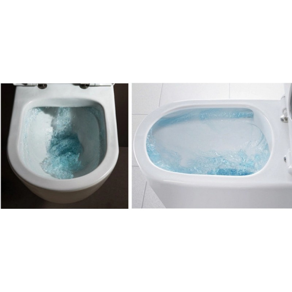 Унитаз подвесной безободковый Cerutti SPA Adige Aria CT7837 с сиденьем фото