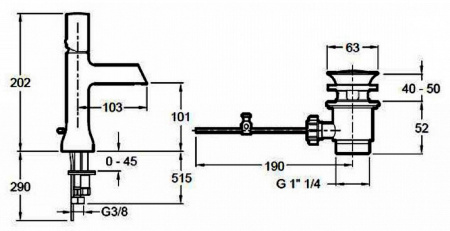 Смеситель для раковины Jacob Delafon Toobi E8959-BN полированный никель фото