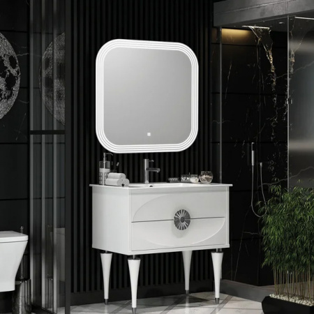 Мебель для ванной Smile Ибица 90 белый/хром фото