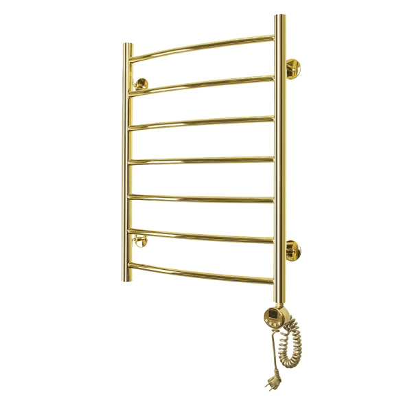 Полотенцесушитель электрический Domoterm Калипсо   Калипсо П7 500x700 ER золото фото