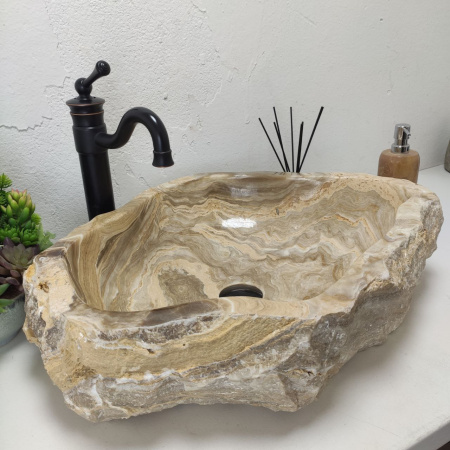 Накладная раковина из оникса Erozy Multy EO-01562 (62*50*15) фото