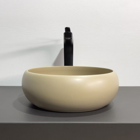 Накладная раковина Comforty 113MC 00-00012227 36x36 капучино матовый фото