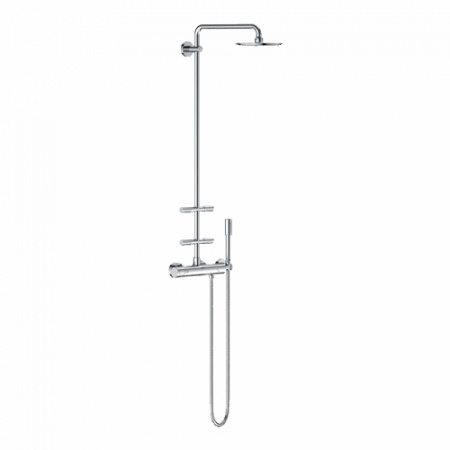 Душевая система (стойка) с термостатом и боковыми душами Grohe Rainshower 27374000 фото