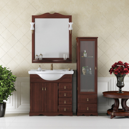 Мебель для ванной Opadiris Клио 75 орех антикварный фото