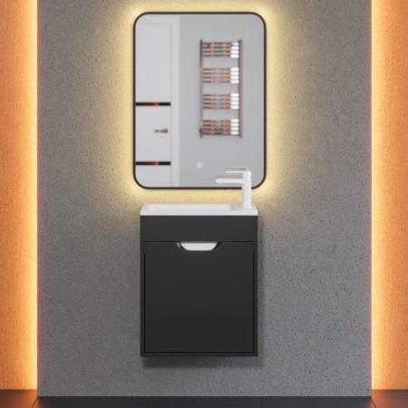 Тумба под раковину Uperwood Modul 50 2930205360 черная фото