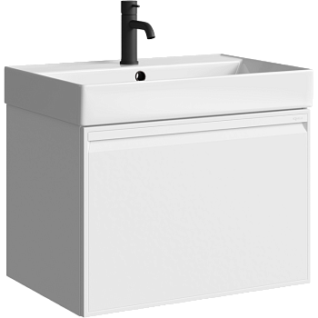 Тумба под раковину Aqwella Pure 66 PUR0165WM белая фото