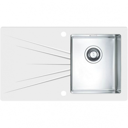 Мойка для кухни Alveus Karat 10 белый 860X500 правая фото