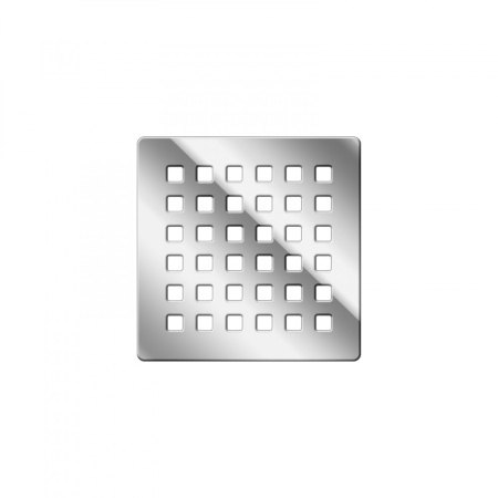 Душевой трап Berges Trend 100х100 вертикальный слив, хром фото