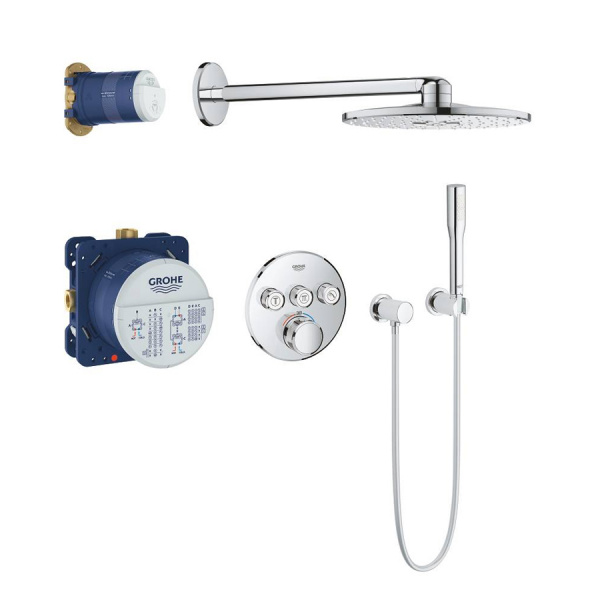 Душевая система скрытого монтажа Grohe SmartControl Perfect 34705000 фото