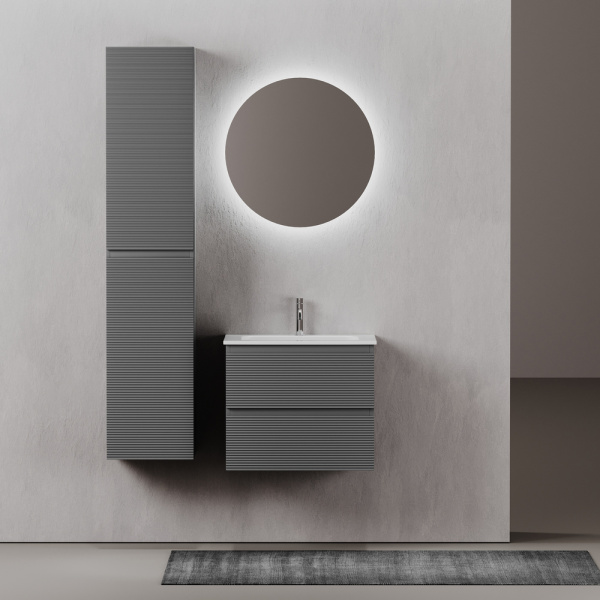 Шкаф-пенал Sancos Folk PFL35GS Grey soft фото