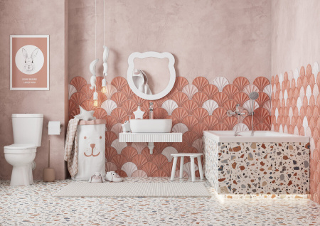 Детское зеркало Акватон Каспер 1A283502CRE20 мишка фото