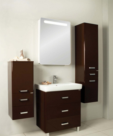 Тумба под раковину Акватон Америна 70 М 1A169001AM430 тёмно-коричневая фото