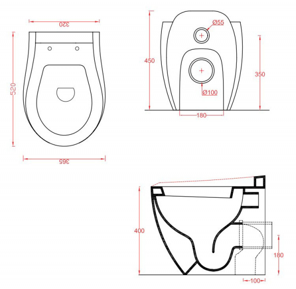 Унитаз приставной Artceram Blend BLV002 01 00 фото