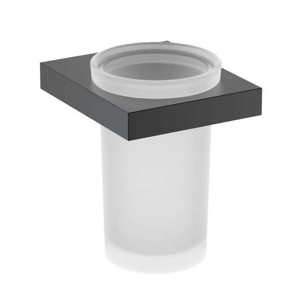 Стакан для зубных щеток Timo Petruma 15233/03 черный матовый фото