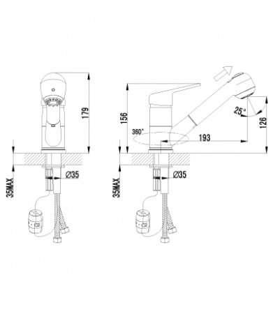 Смеситель для кухни Lemark Luna LM4150C фото