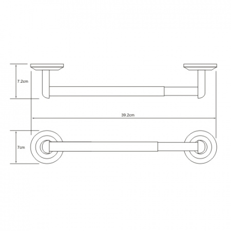 Держатель бумажных полотенец WasserKRAFT Rhein K-6291 32 см фото