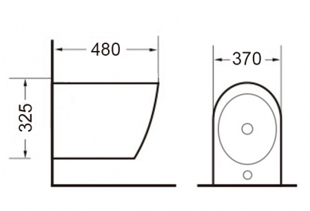 Биде подвесное Timo Kulo ТК-404 фото