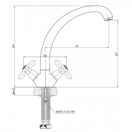 Смеситель для кухни Kaiser Carlson 11033 фото