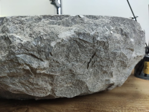 Накладная раковина из мрамора Erozy Grey EM-00354 (56*46*15см) фото