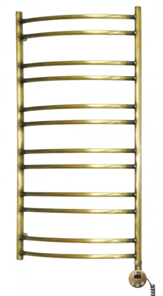 Полотенцесушитель электрический Domoterm Калипсо П12 (500х985) (бронза) правый фото