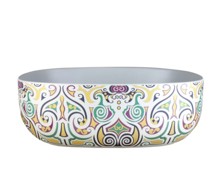 Накладная раковина Bronze de Luxe Murano 4035 45x34 фото