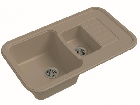 Мойка кухонная Ewigstein Antik A- 60KF крем фото