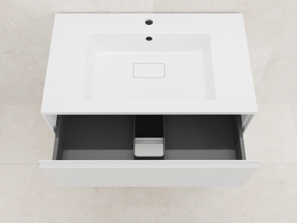 Тумба напольная под раковину Style Line Лима 80 ЛС-00002350 белая матовая фото