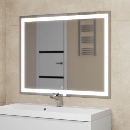 Зеркало с подсветкой и обогревом Uperwood Tanos 291020224 100x80 фото
