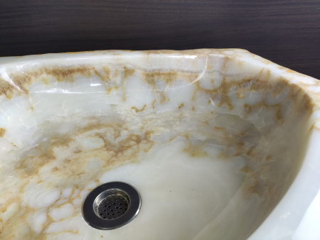 Раковина из оникса Indo Erozy Green XL EO-00057 фото