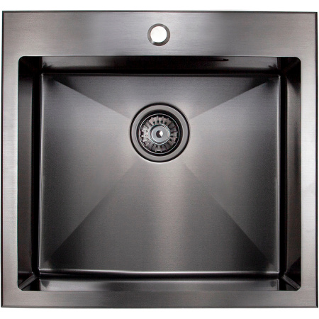 Кухонная мойка из нержавеющей стали Kaiser KSM-5455 54x51 Gun metal фото