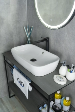 Накладная раковина GID 9217 61х34 фото