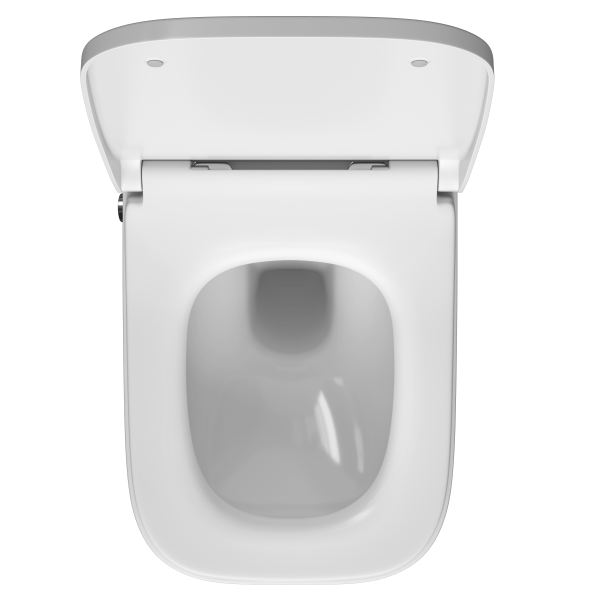 Подвесной унитаз с функцией биде VitrA Integra Square (Интегра Скуэр) 7082B003-7209 безободковый фото