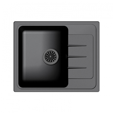 Мойка кухонная Ewigstein Elegant E- 45F антрацит фото