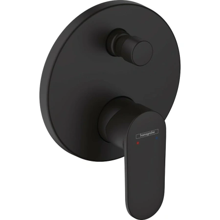 Смеситель для ванны и душа Hansgrohe Vernis Blend 71466670 черный матовый фото