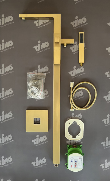 Смеситель для ванны напольный Timo Selene 2210/17Y-CR золото матовое фото