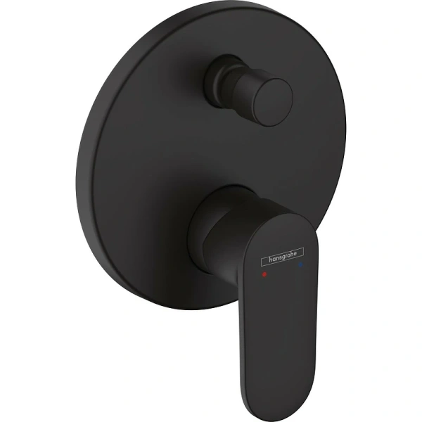 Смеситель для ванны и душа Hansgrohe Vernis Blend 71466670 черный матовый фото